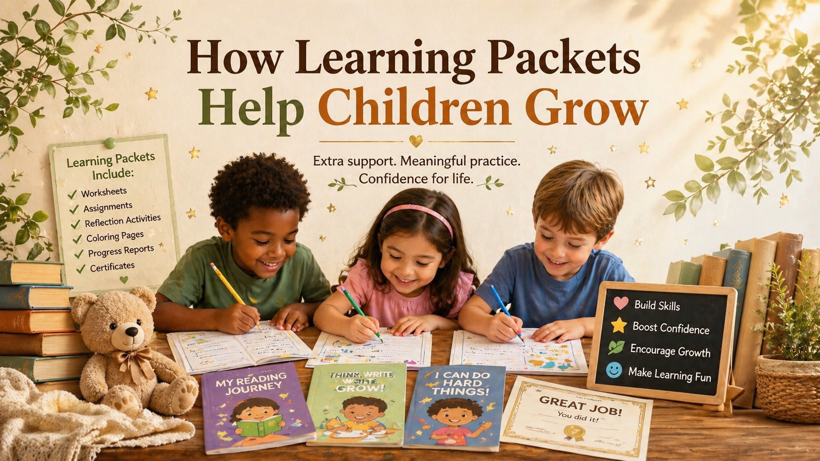 How Learning Packets Help Children Grow