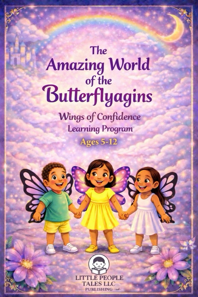 The Butterflyagins Learning Packet ages 5-12 and Book